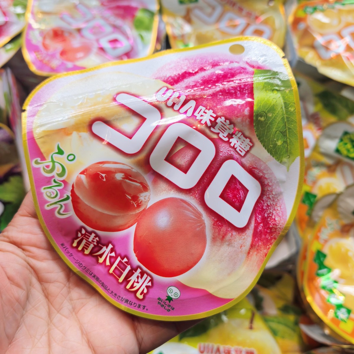 日本进口本土悠哈UHA味觉糖青提葡萄草莓味软糖提子味果汁软糖48g