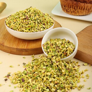 正荣绿开心果碎500g原味无添加坚果仁碎烘焙冰淇淋装饰坚果碎专用