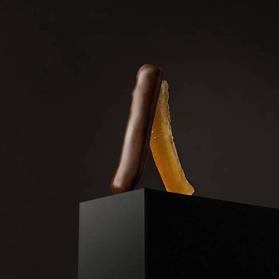 现货 大好吃犒赏自己 法国MichelCluizel橙皮条松露（代可可脂）