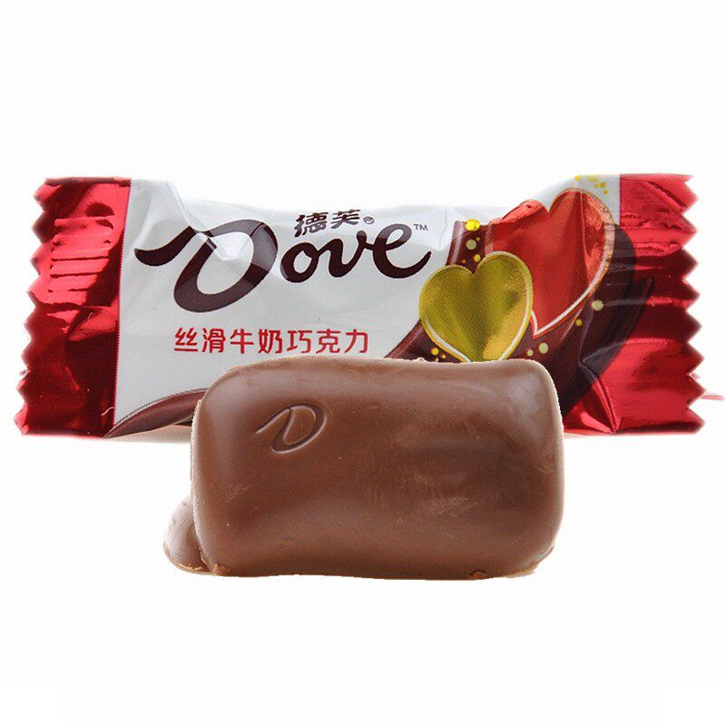 德芙巧克力散装500g双喜经典丝滑牛奶巧克力婚庆结婚（代可可脂）