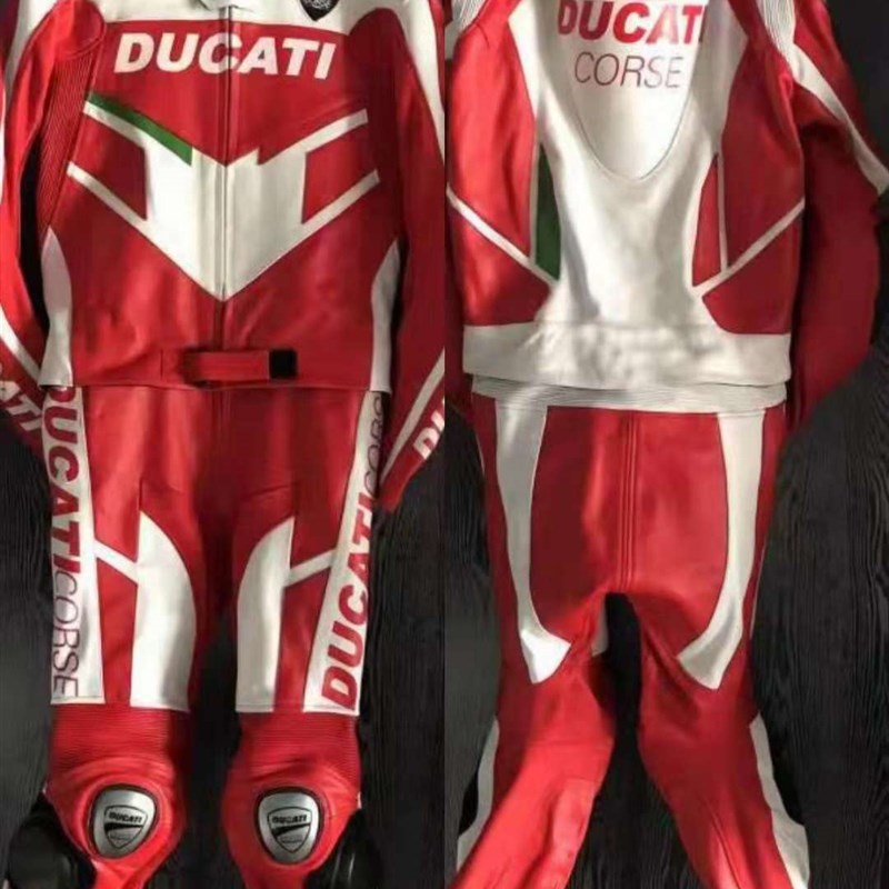 摩托车连体皮衣分体皮衣骑行皮衣男女四季通用防摔赛车服支持任何