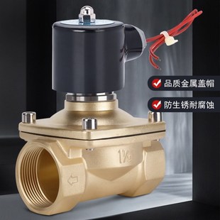 电控开关水阀门出水油阀两通阀6分12v二通滴灌水管水路自动电池阀