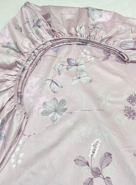 大厂余纯棉床笠秋冬新款席梦思床垫保护套罩6N0支全棉防滑床单裸