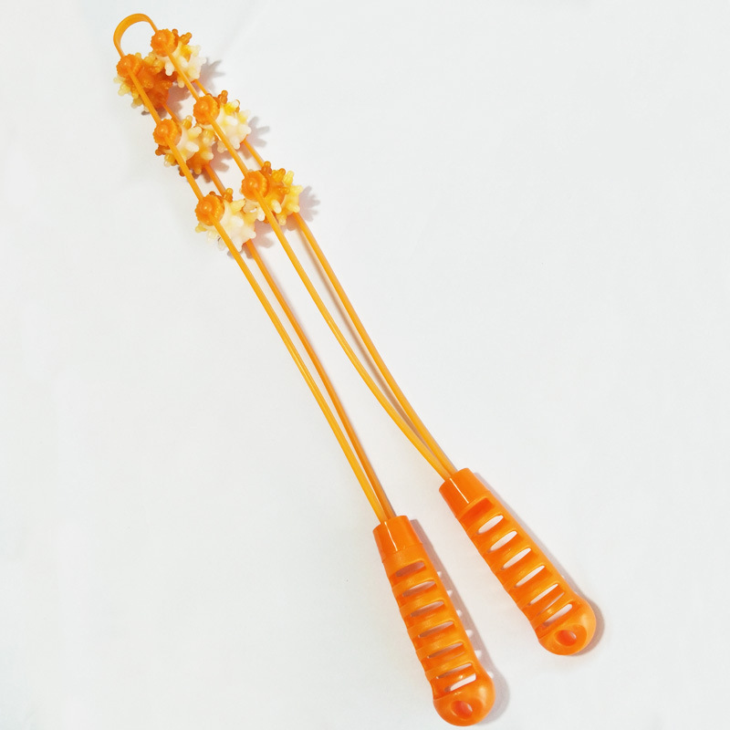 家用滚轮式拉背条按摩器搓背按摩轮腹部腰部腿部背部推拿器不求人