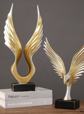 轻奢艺术摆件家居客厅电视柜酒柜摆设办公室书柜书架装饰品工艺品