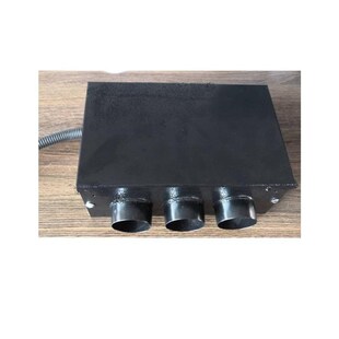 12V超薄车载三孔电热暖风机800W双轴电子风机PTC加热板司机暖脚宝