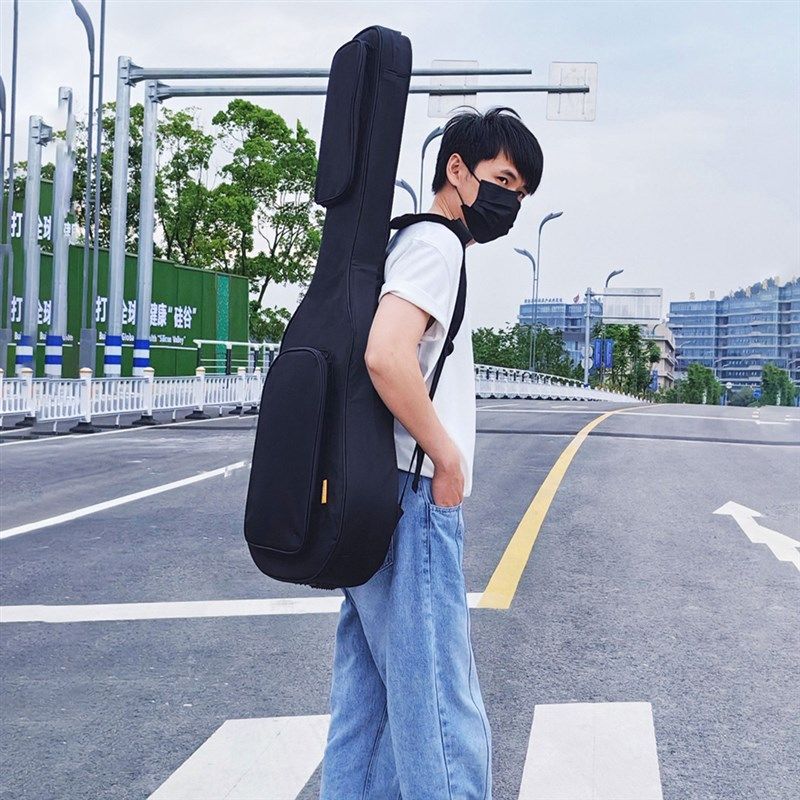 加厚电吉他专用包39寸防水琴包st型lp型sg通用双肩背包轻便可托运