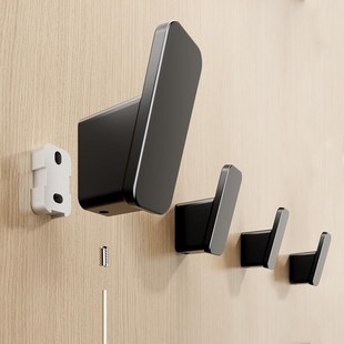 挂钩上墙打孔固定挂衣钩单个进门玄关入户门衣柜包包毛巾高级壁挂