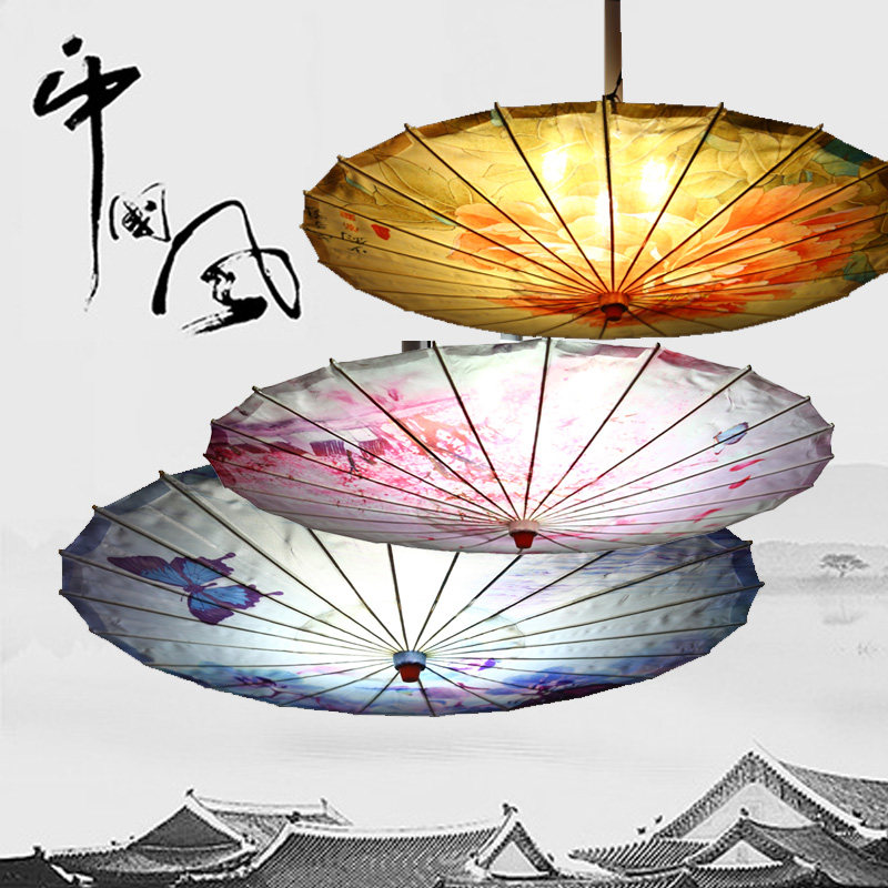 伞灯吊灯中国风创意个性餐厅火锅店茶楼酒店布艺竹艺仿古雨伞吊灯,家装灯饰光源,客厅吊灯,淘宝优惠券,粉丝福利购,淘宝优惠卷