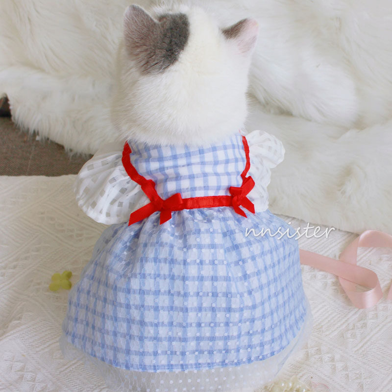 猫咪衣服可爱公主裙 仙女蕾丝连衣裙飞袖网红 春夏薄款宠物狗英短,宠物/宠物食品及用品,狗宠物服装/雨衣,淘宝优惠券,粉丝福利购,淘宝优惠卷