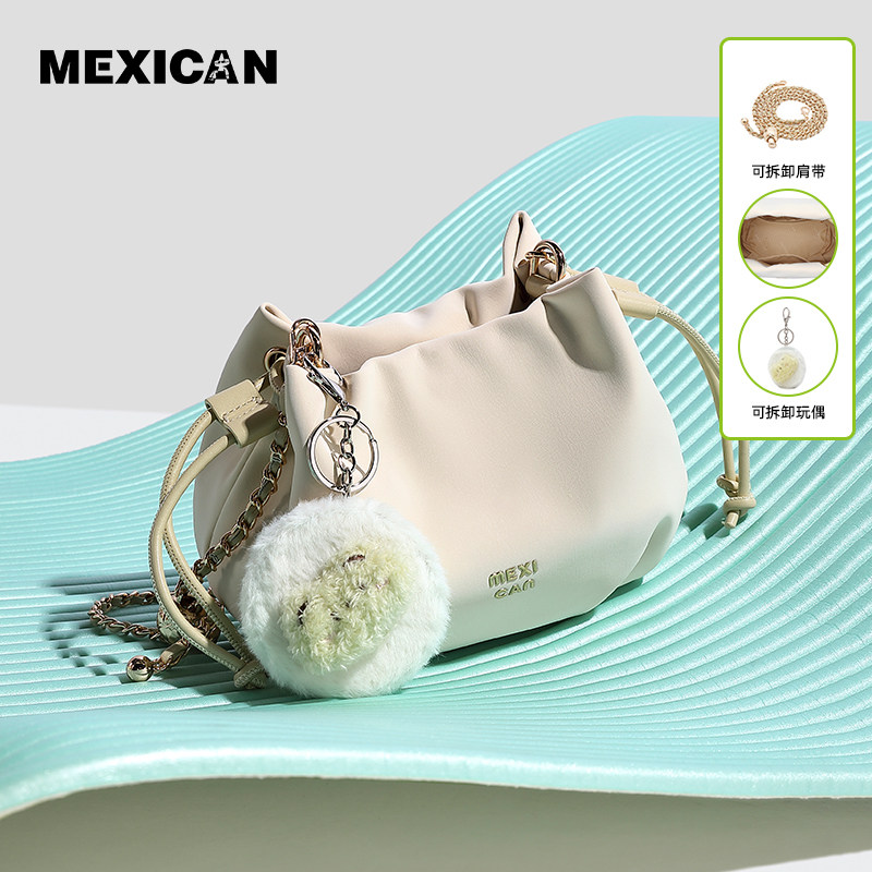 稻草人新款链条云朵包