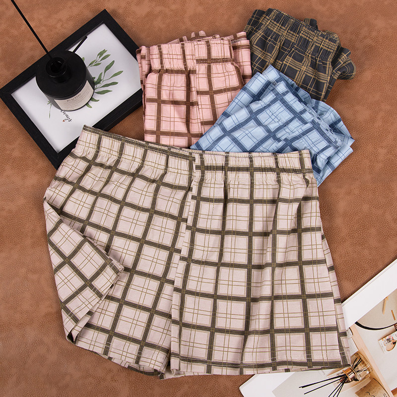 男士内裤男生纯棉宽松透气四角裤衩阿罗裤一裤多穿大码平角短裤头,女士内衣/男士内衣/家居服,男阿罗裤,淘宝优惠券,粉丝福利购,淘宝优惠卷