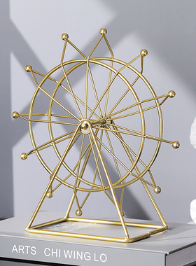 旋转摩天轮摆件创意轻奢家居客厅酒柜电视柜隔断柜卧室装饰品摆设