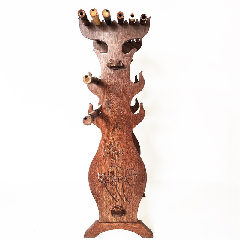 鸡翅木高端笛子架竖箫架竖笛子架乐器架洞箫萧架竹笛架表演笛子架