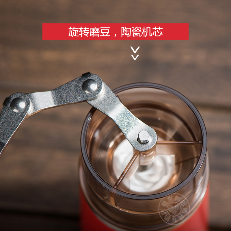 手动研磨咖啡杯手冲咖啡壶咖啡机便携式咖啡研磨手冲一体壶套装