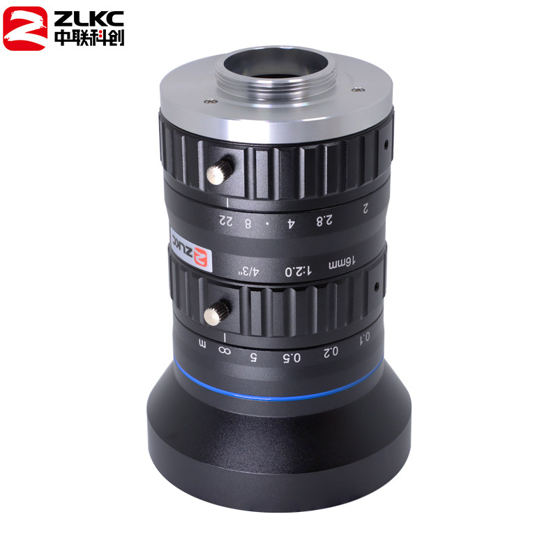 大靶面工业镜头12mm 16mm 25mm 35mm 50mm低畸变镜头1200万像素4/