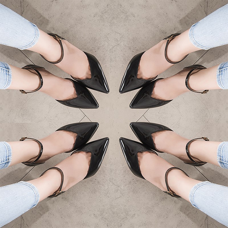 2023新款5cm小高跟大码40高跟41加大码43凉鞋女夏3T1百搭32小码33