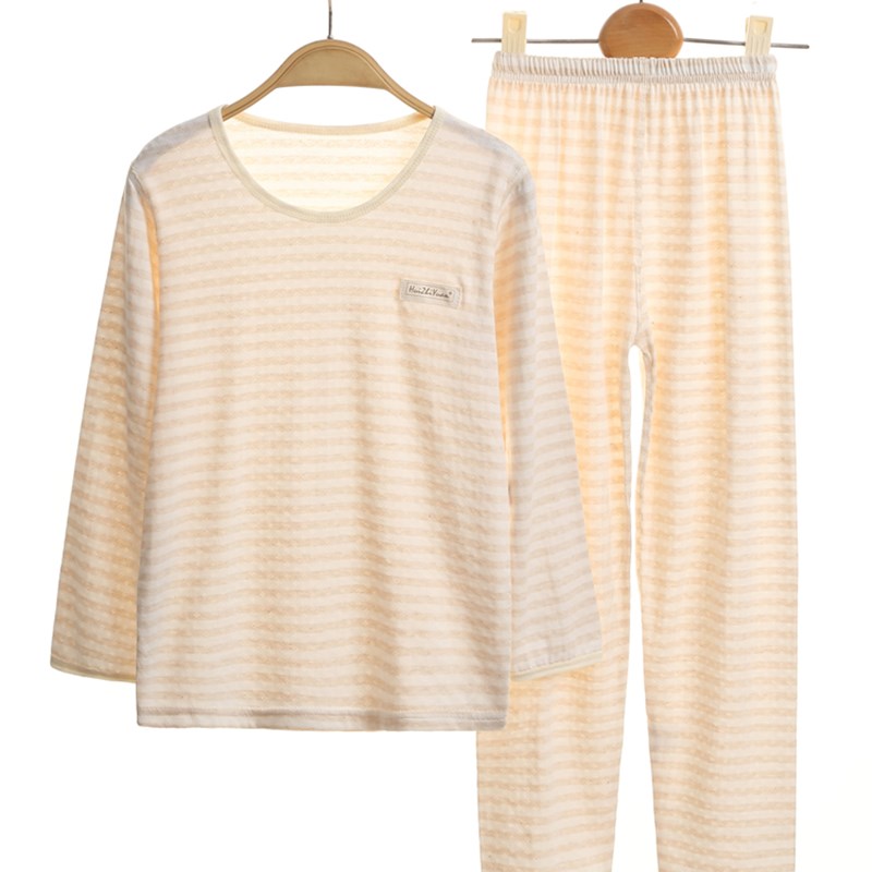 儿童内衣套装纯棉男女中大童秋衣秋裤夏季薄款睡衣宝宝家居空调服
