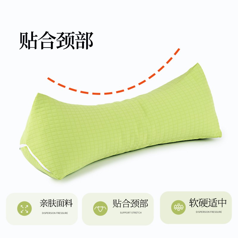 荞麦壳颈椎枕护颈椎全棉骨头枕三角枕成人专用枕芯助睡眠养生枕头