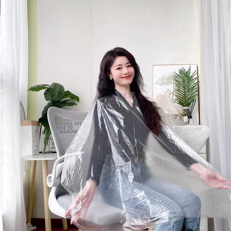 一次性染发披肩理发店专用烫染加厚洗头塑料防水发廊美发焗油围布,婴童用品,理发围布,淘宝优惠券,粉丝福利购,淘宝优惠卷