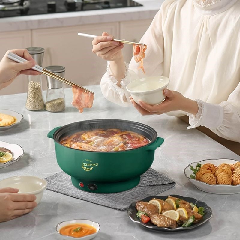 家用电煮锅多功能一体式学生电热锅电火锅煎炒不粘煮饭炒菜电炒锅,厨房电器,电煮锅,淘宝优惠券,粉丝福利购,淘宝优惠卷