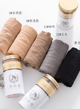 微透丝滑高腰收腹连裤袜女外穿春秋冬薄款肤色钢丝袜防勾丝打底袜