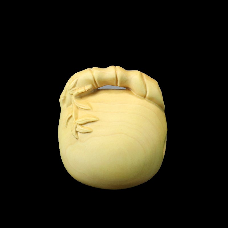 黄杨木雕竹节木鱼节节高升木质随身携带手把件打击乐器佛系念摆件