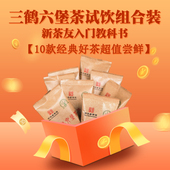 试喝茶样独立小袋泡包装 三鹤六堡茶 品鉴装 试饮合集 10袋
