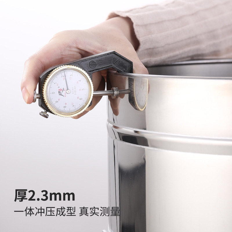 不锈钢茶叶桶大中小号陈皮桶米桶加厚多功能保鲜密封储物桶大容量图片