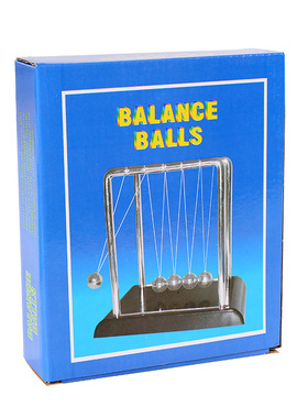 创意牛顿摆球办公桌办公室家居撞球弹力碰碰球物理能量守恒计步器