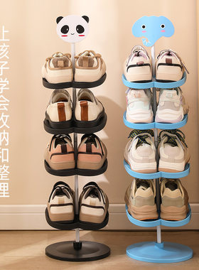 儿童鞋架门口简易宝宝室内小鞋架多层窄款省空间鞋收纳塑料鞋柜