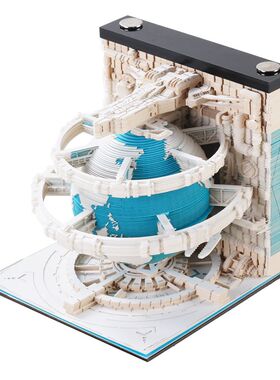 2026马年3D立体纸雕日历拯救地球科幻系列便签纸手撕创意台历礼物