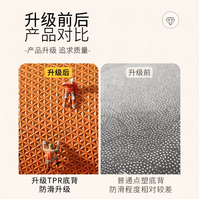 入户门地垫进门大门口防滑脚垫2024新款红色喜庆门垫玄关家用地毯