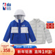 新款 nbakids童装 2025冬季 男女童一衣三穿羽绒服撞色K254DW802P