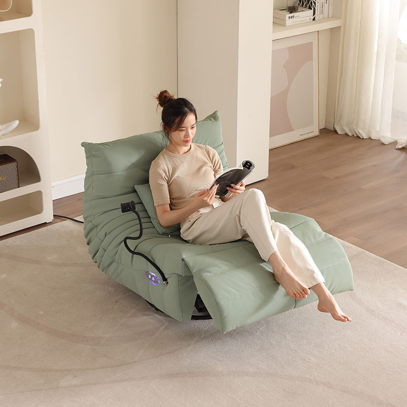 电动多功能毛毛虫躺椅摇摇椅懒人沙发togo单人沙发椅网红休闲单椅