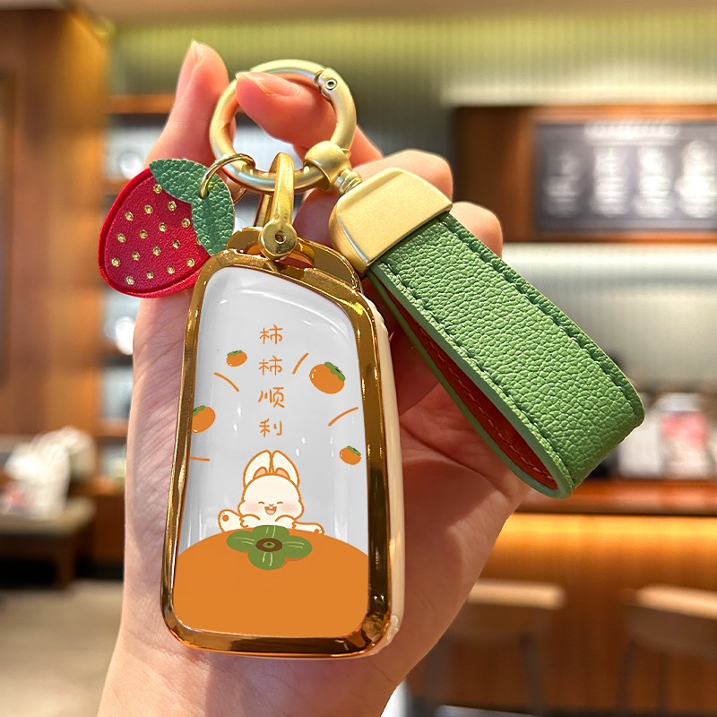 适用东风风神ax7钥匙套风度mx5汽车ax3 ax4 ax5女EV壳扣E70 A30包