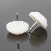 桌腿垫防滑白色地钉桌椅脚钉凳子塑料耐磨防潮地脚钉垫片白色地垫