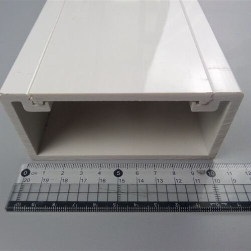特厚100*50mmPVC明装线槽塑料桥架工程用5mm厚电线明线线槽板
