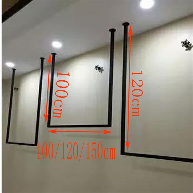 吊杆服装架吊顶挂衣架子女装店牛仔婚纱吊架吊顶新娘装礼服旗袍架