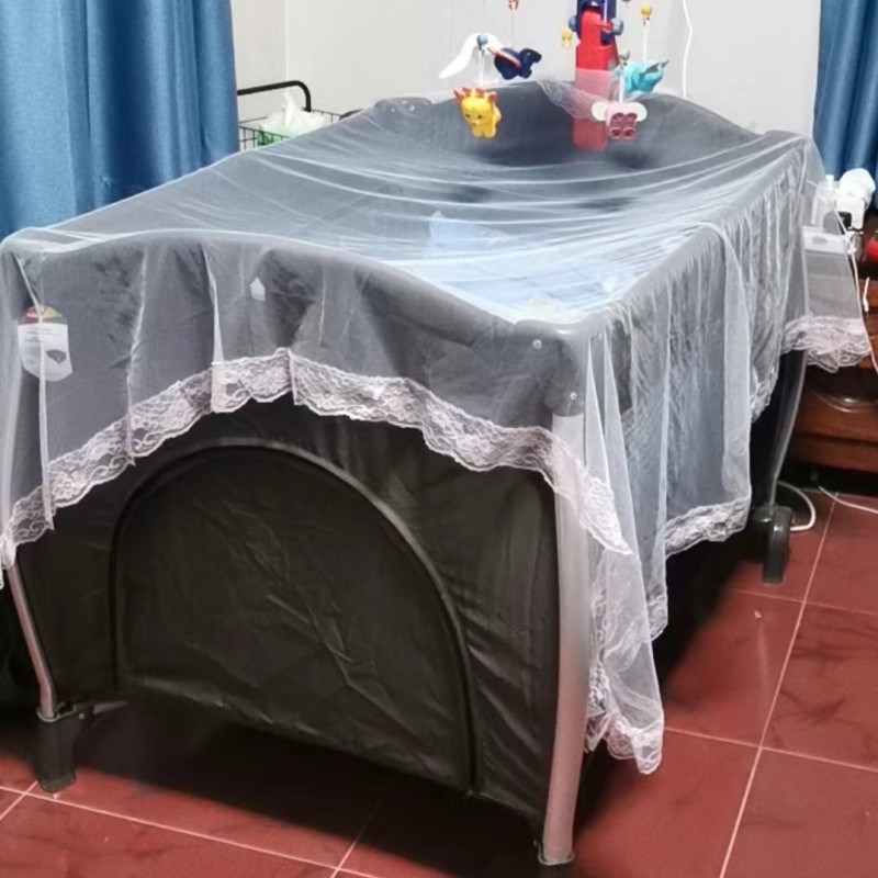 婴儿防蚊布儿童床孕妇医院物理妇产科产子新生儿加厚加密蚊帐纱布