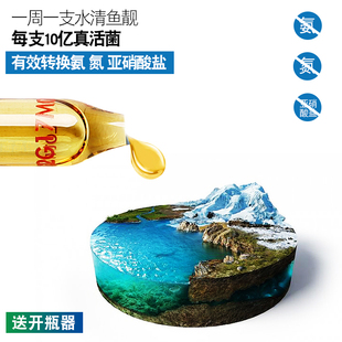 法国科迪硝化细菌水族鱼缸养鱼专用品海水活性消化细菌水质稳定剂