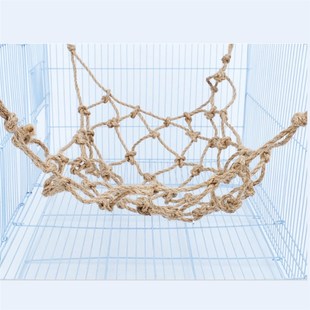 鹦鹉鸟仓鼠麻绳攀爬网 麻绳鸟玩具 仓鼠小宠通用攀爬网