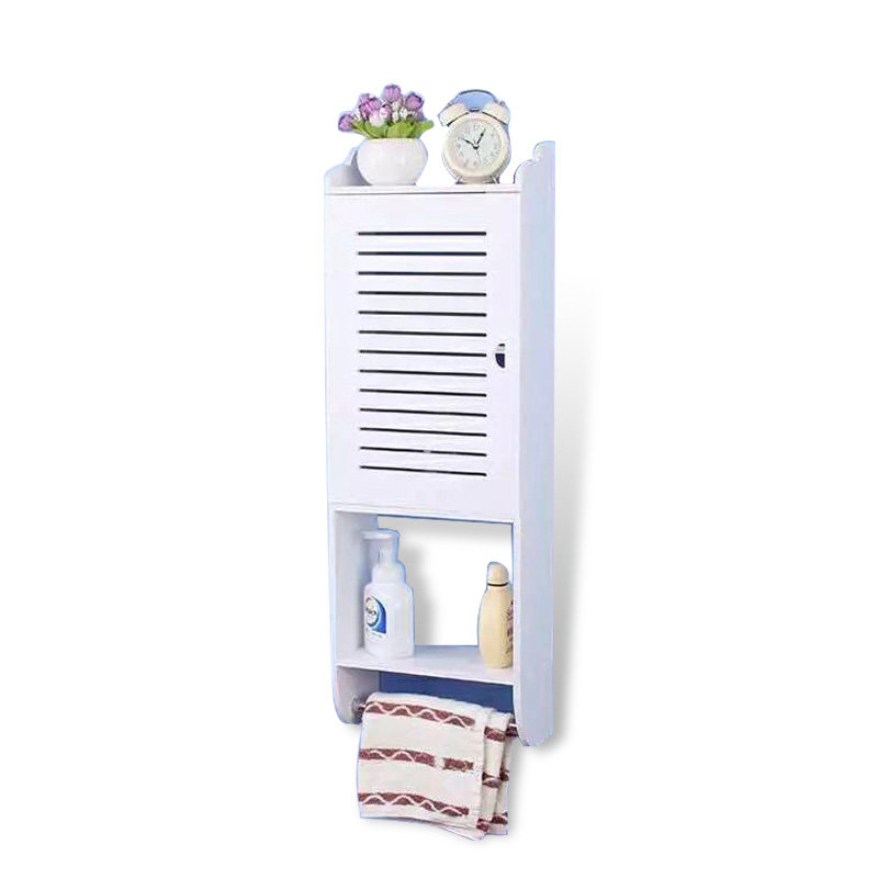 免打孔卫生间壁挂柜壁柜吊柜浴室储物置物架幼儿园收纳柜PVC防水