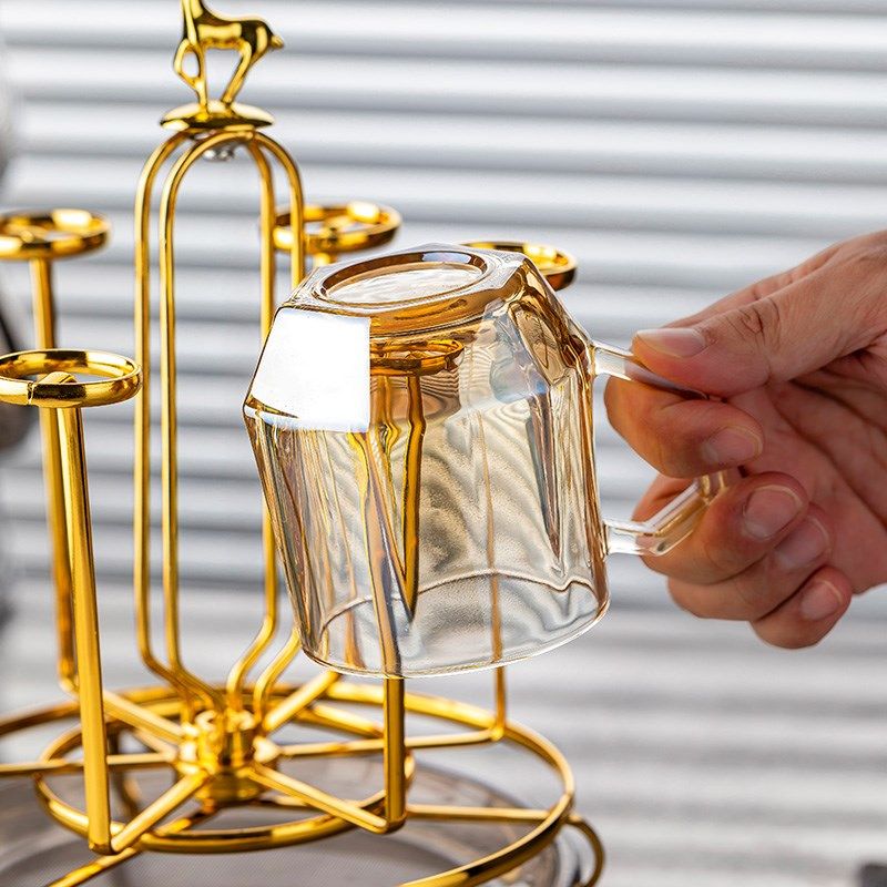 玻璃水杯架子收纳置物架家用套装高级感轻奢茶杯置物架倒挂展示架,家庭/个人清洁工具,杯架,淘宝优惠券,粉丝福利购,淘宝优惠卷