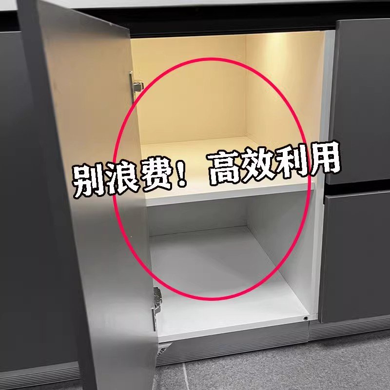 厨房橱柜收纳盒带滑轮冰箱桌面厨具盖子整理架子上杂物置物收纳筐