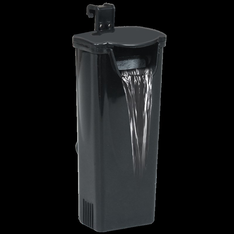 乌龟缸低水位过滤器瀑布式循环除便小型鱼缸内置净水器浅水滴流盒