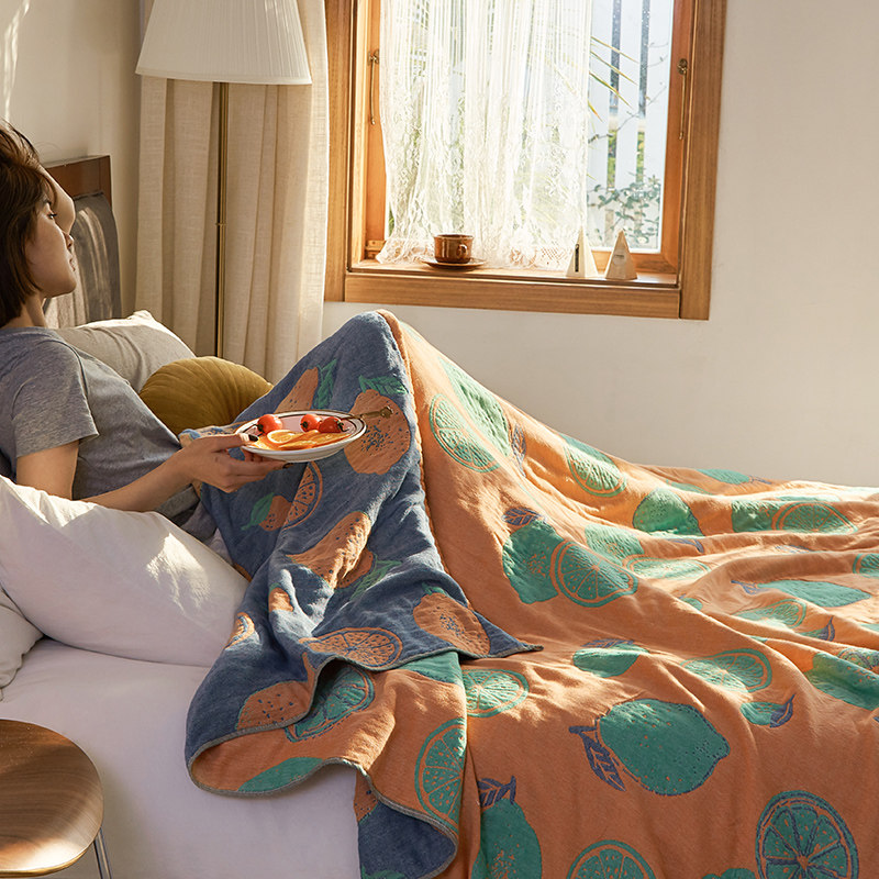 四层纱布毛巾被纯棉单人双人毛巾毯子夏季儿童婴儿午睡盖毯夏凉被,床上用品,休闲毯/毛毯/绒毯,淘宝优惠券,粉丝福利购,淘宝优惠卷