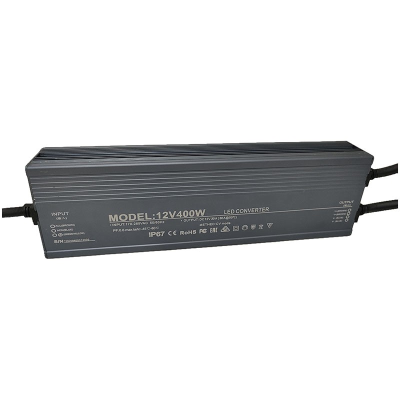 户外防水变压器220V转12V24v5A 100W/200W低压灯带灯箱专用驱动器