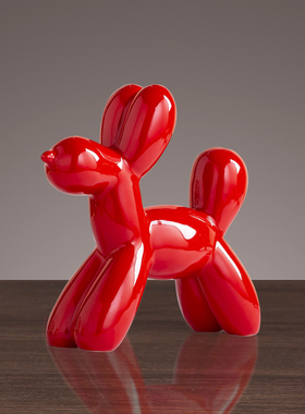 创意北欧气球狗摆件装饰品客厅卧室儿童房可爱装饰小摆设生日礼物