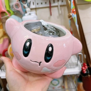 星之卡比烟灰缸可爱带盖家用客厅女生桌面卡通摆件送闺蜜生日礼物